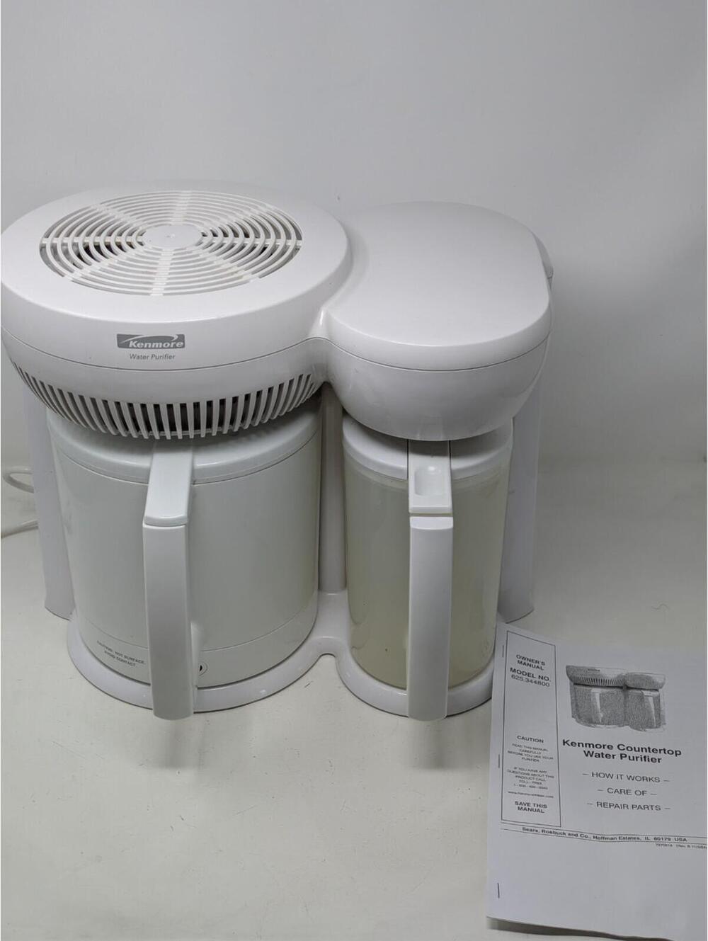 Vintage Kenmore Countertop Water Purifier/Distiller 625.34480 Tested